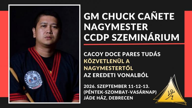 GM Chuck Cañete szeminárium 2026