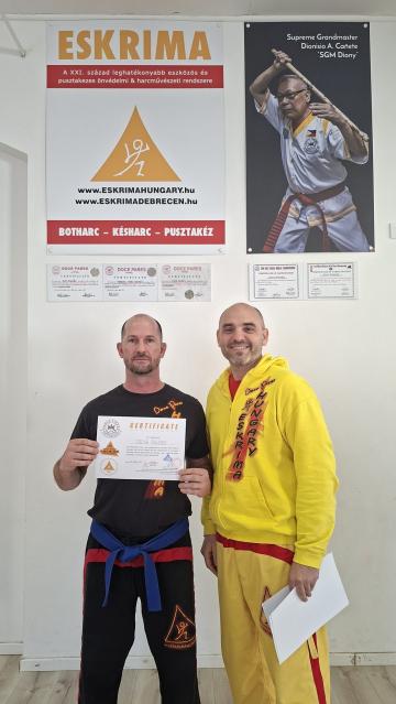 Új instruktor az Eskrima XIV. Kerület iskolában